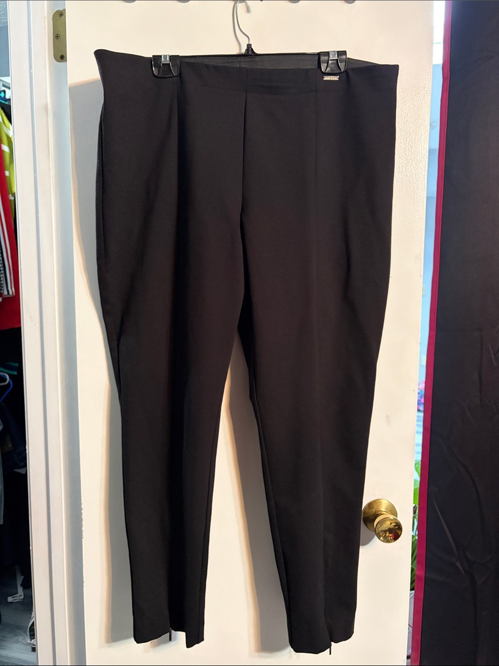 Anne Klein Black Skinny Dress Pants